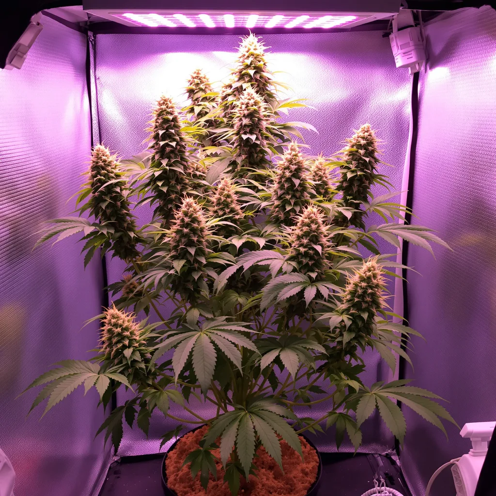 Pink Runtz 50% indica / 50% sativa flower with visible trichomes