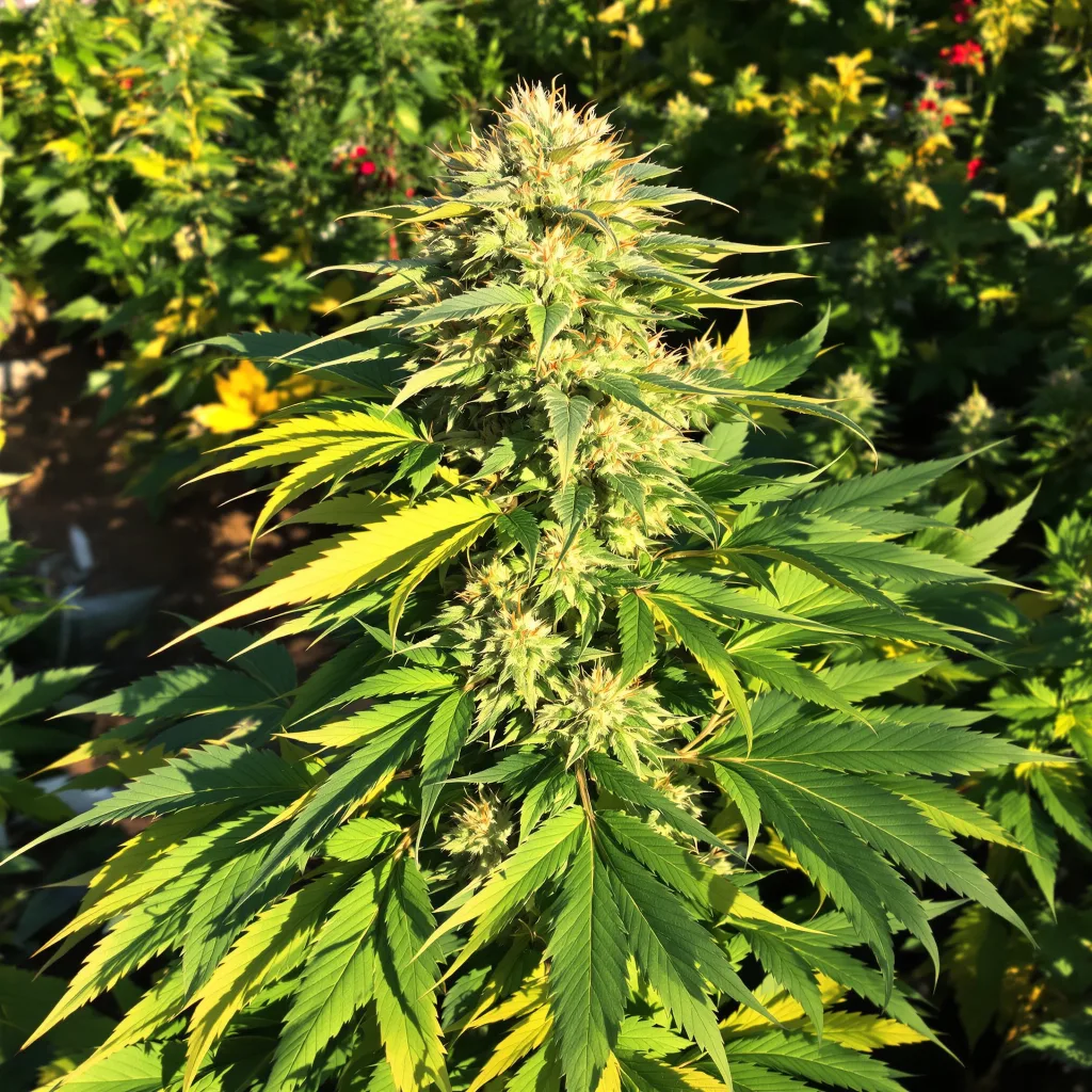 Pinkman Goo 80% indica / 20% sativa flower with visible trichomes