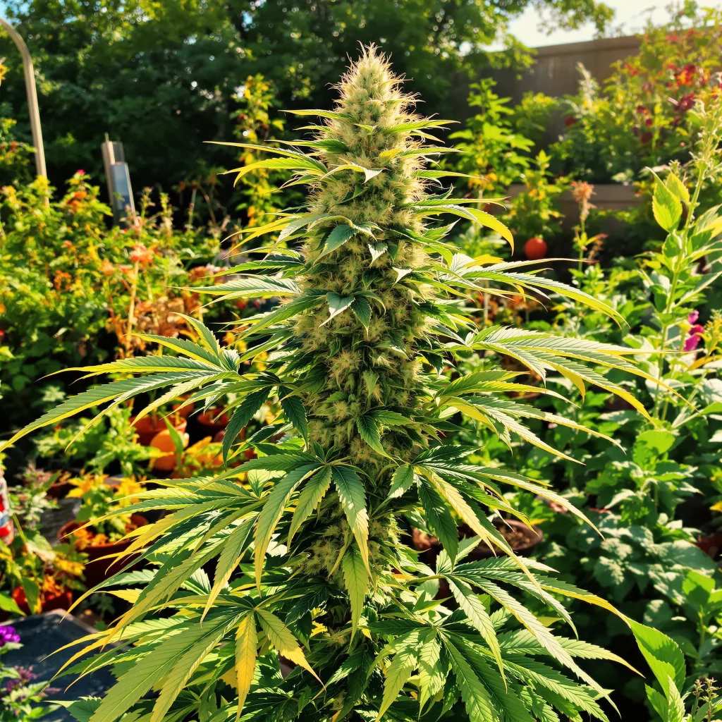 Platinum GSC 60% indica / 40% sativa flower with visible trichomes