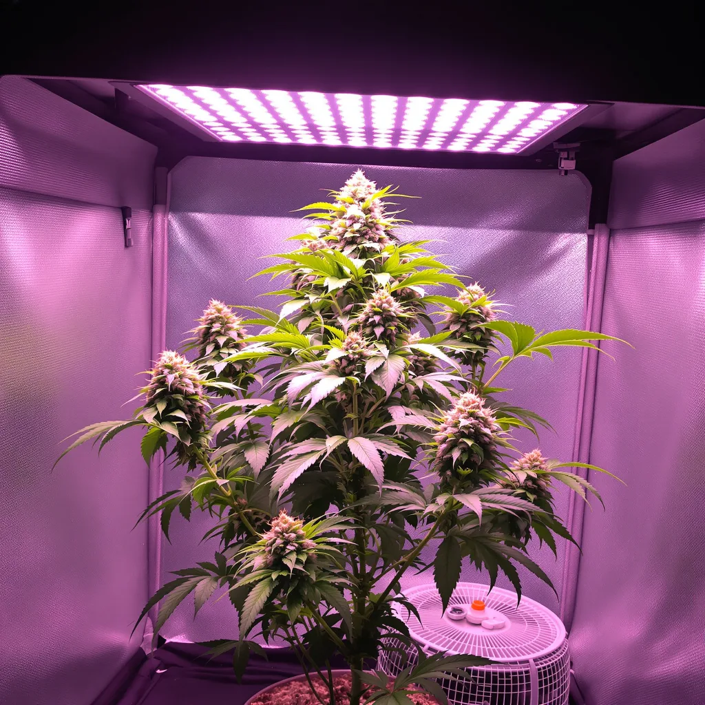 Pluto Kush 88% indica / 12% sativa flower with visible trichomes