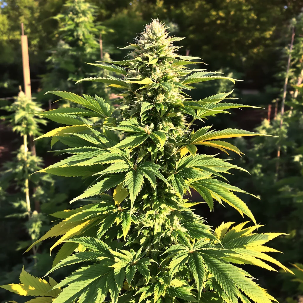 Pluto Kush 88% indica / 12% sativa flower with visible trichomes