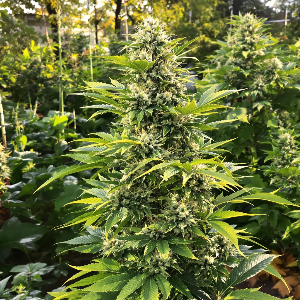 Pop Rox 42% indica / 58% sativa flower with visible trichomes