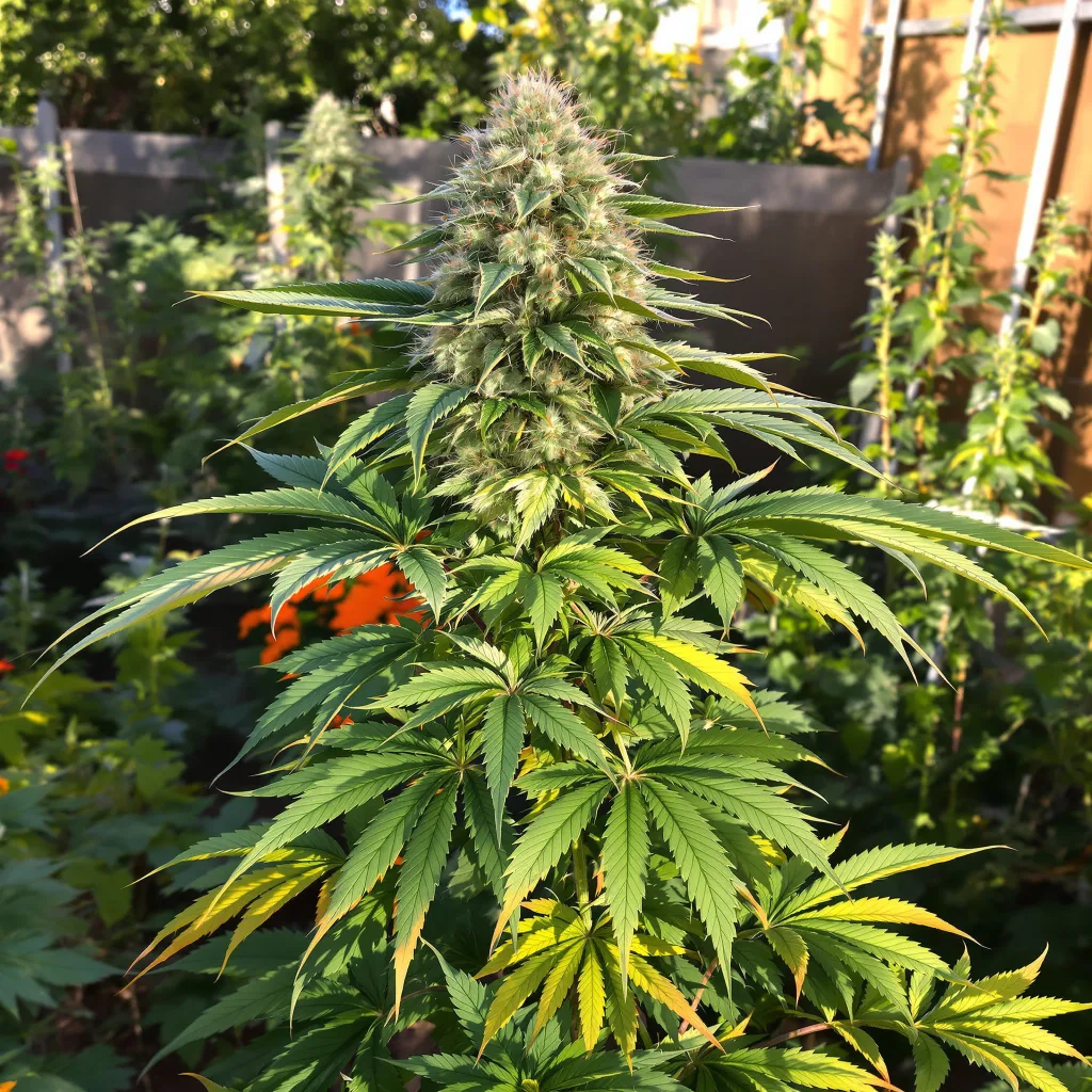 Popcorn Kush 67% indica / 33% sativa flower with visible trichomes