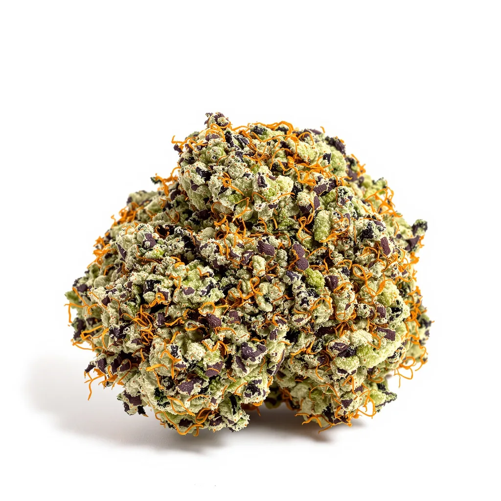 Purple Afghani cannabis plant in flowering stage — 90-130 cm feminised