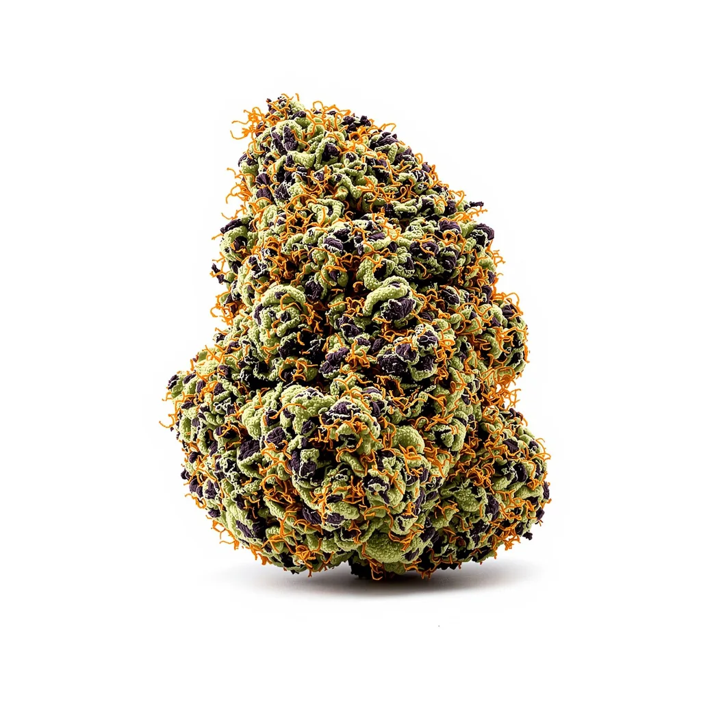 Purple Arrow cannabis plant in flowering stage — 60-100 cm autoflower