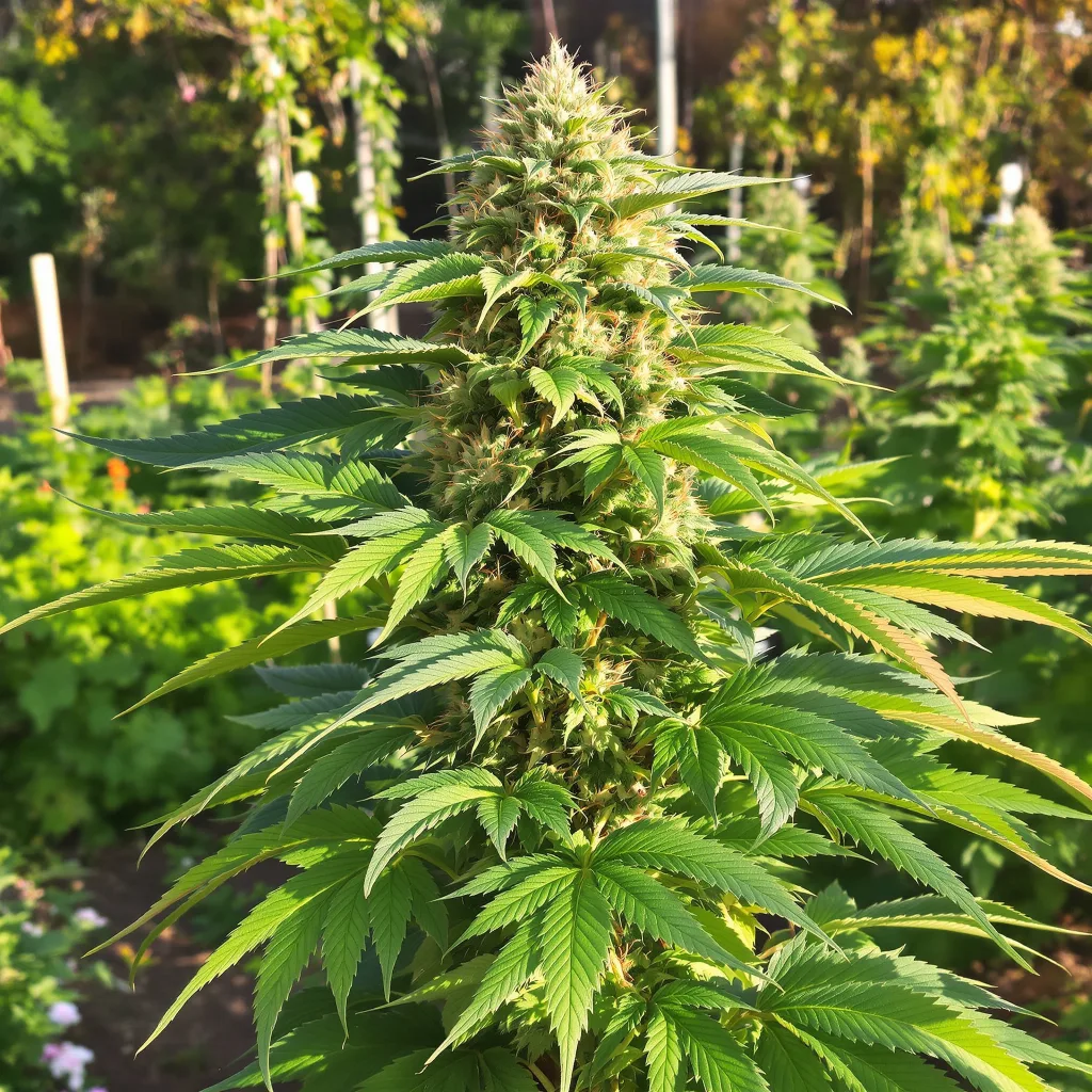 Purple Berry 76% indica / 24% sativa flower with visible trichomes