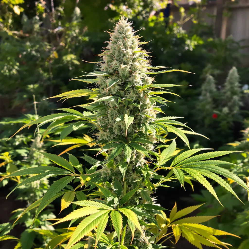 Purple Bubba 80% indica / 20% sativa flower with visible trichomes