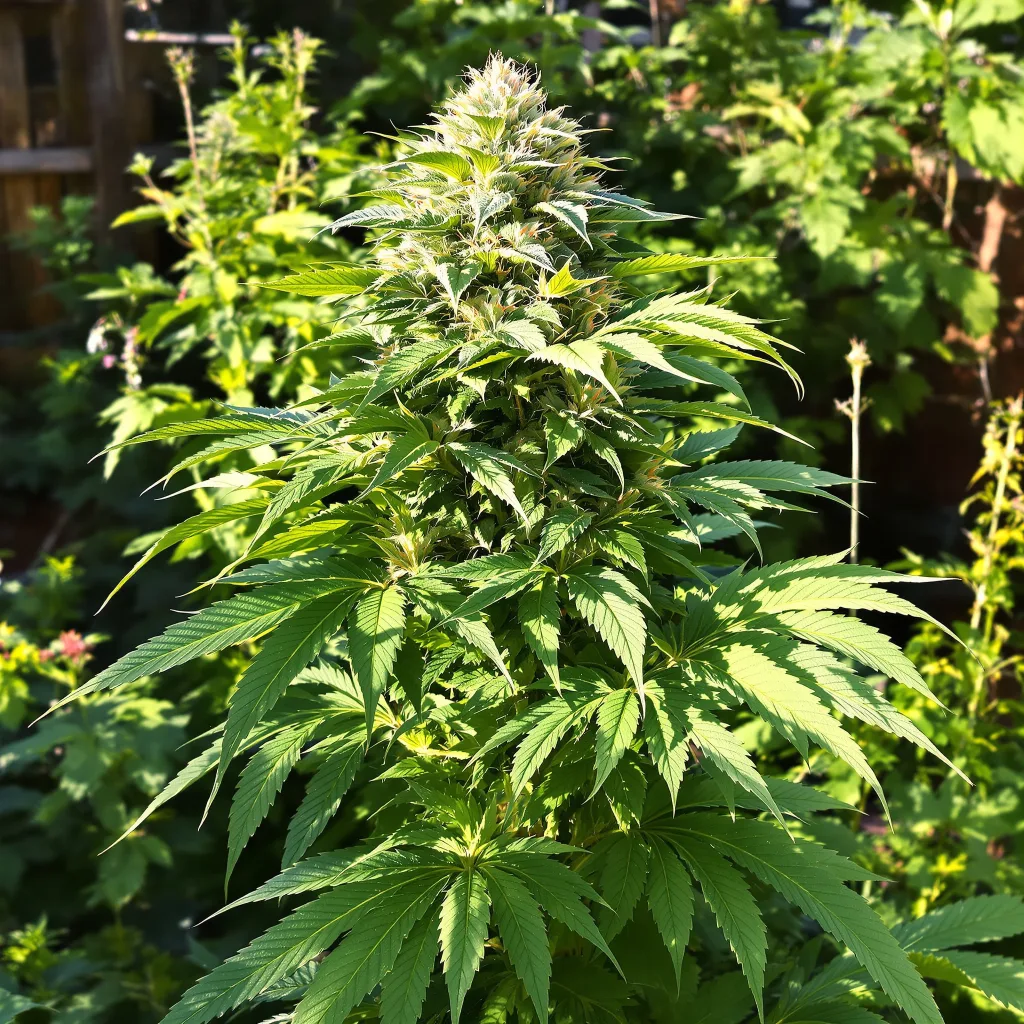 Purple Candy 77% indica / 23% sativa flower with visible trichomes