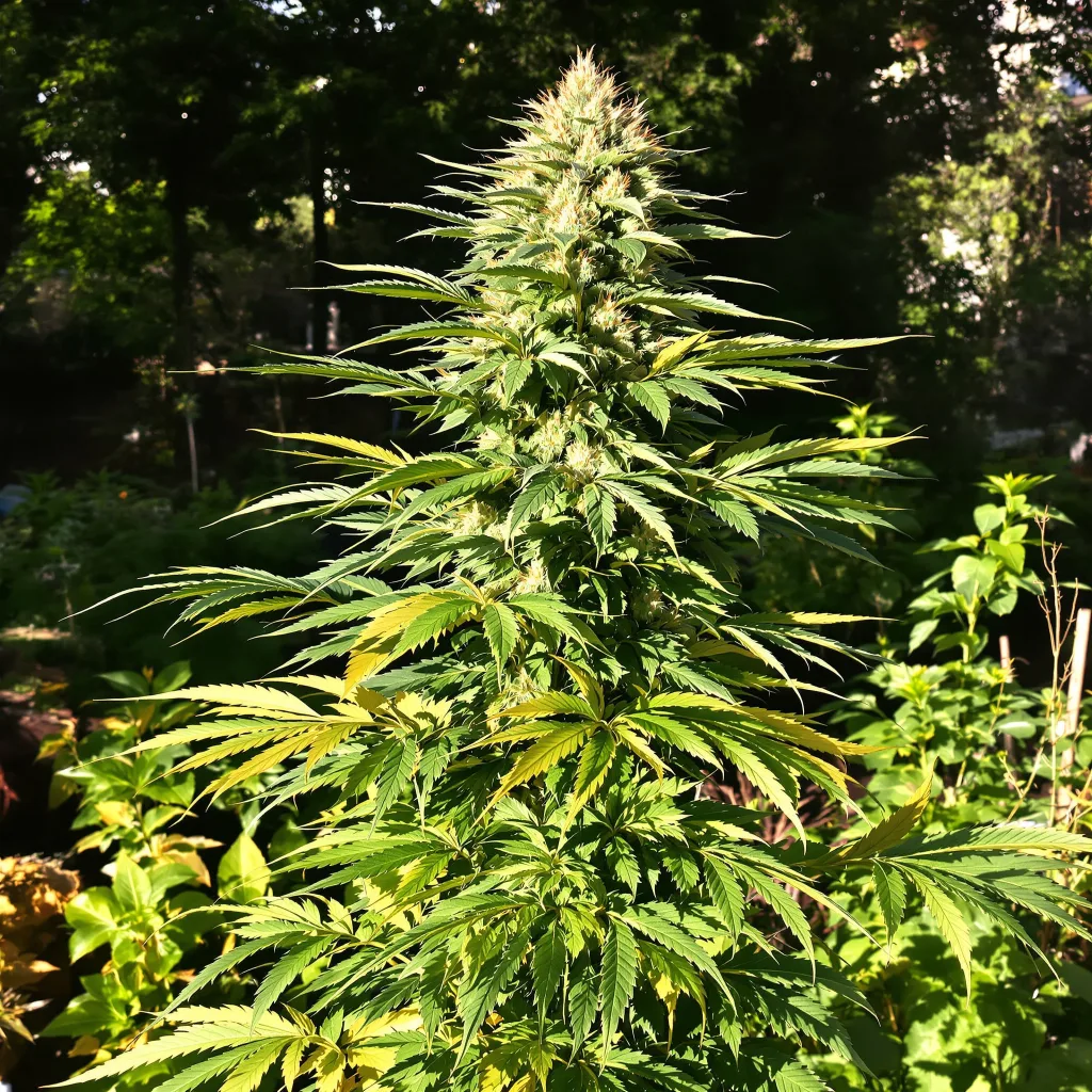 Purple Dream 45% indica / 55% sativa flower with visible trichomes