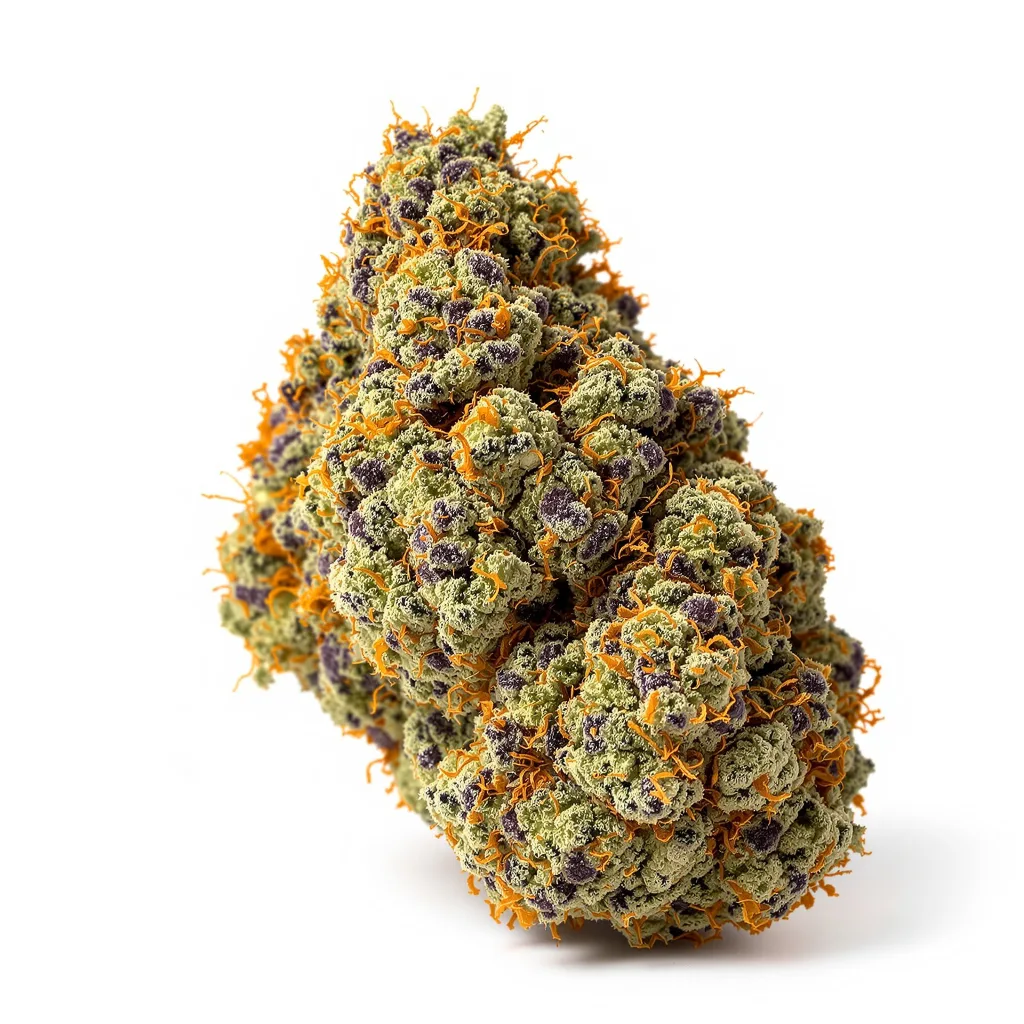 Purple Martian Kush cannabis plant in flowering stage — 60-100 cm autoflower
