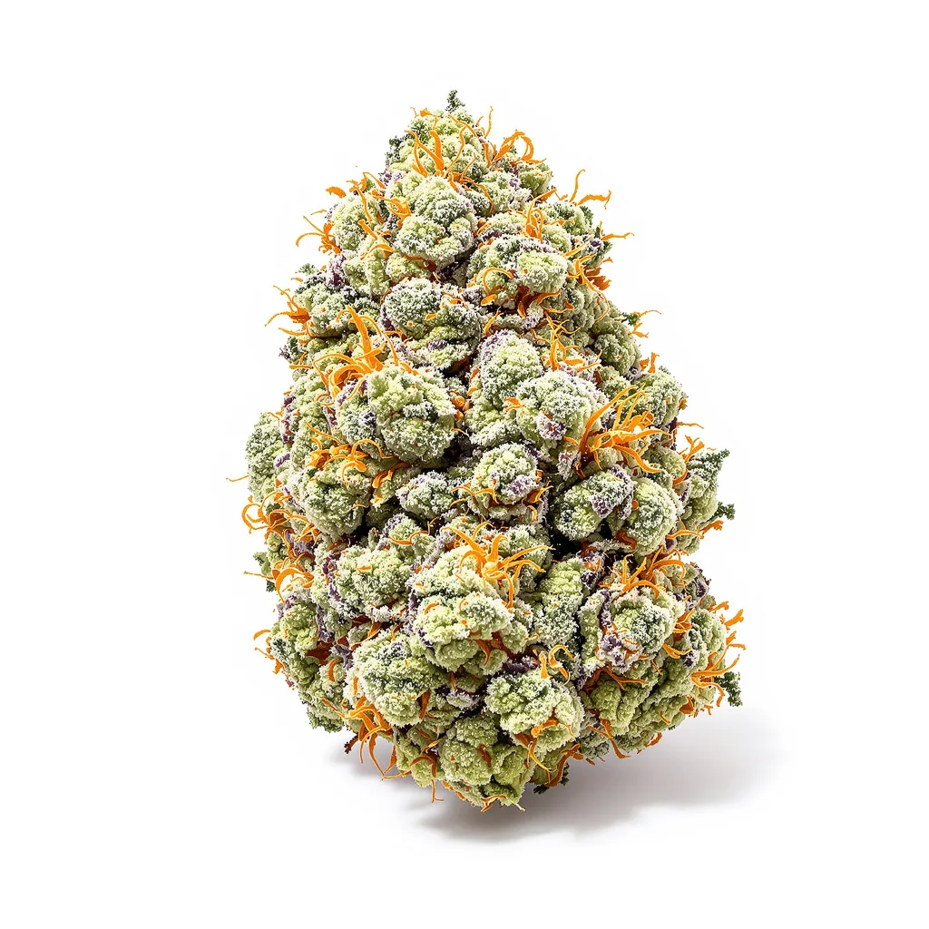 Purple Nepal Candy cannabis plant in flowering stage — 60-100 cm autoflower