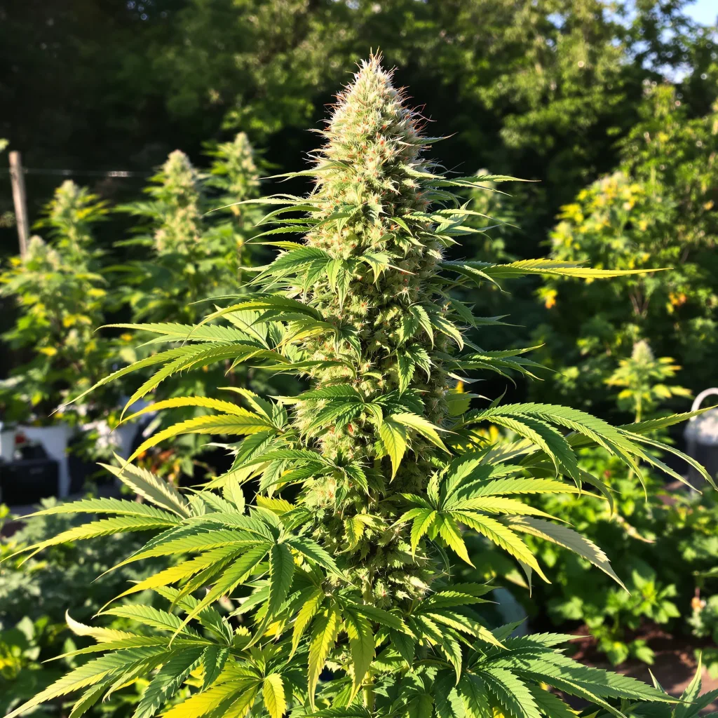 Purple Pantera 63% indica / 37% sativa flower with visible trichomes
