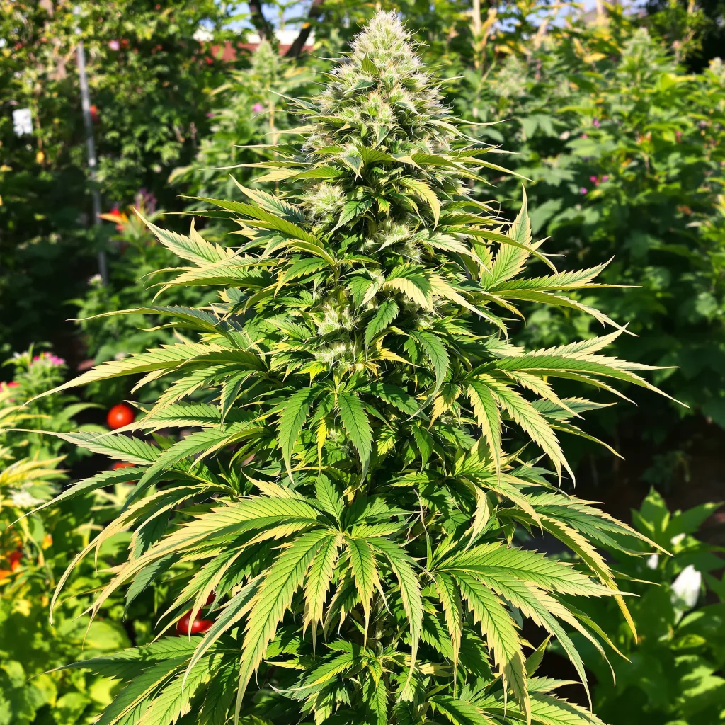 Purple Passion 89% indica / 11% sativa flower with visible trichomes