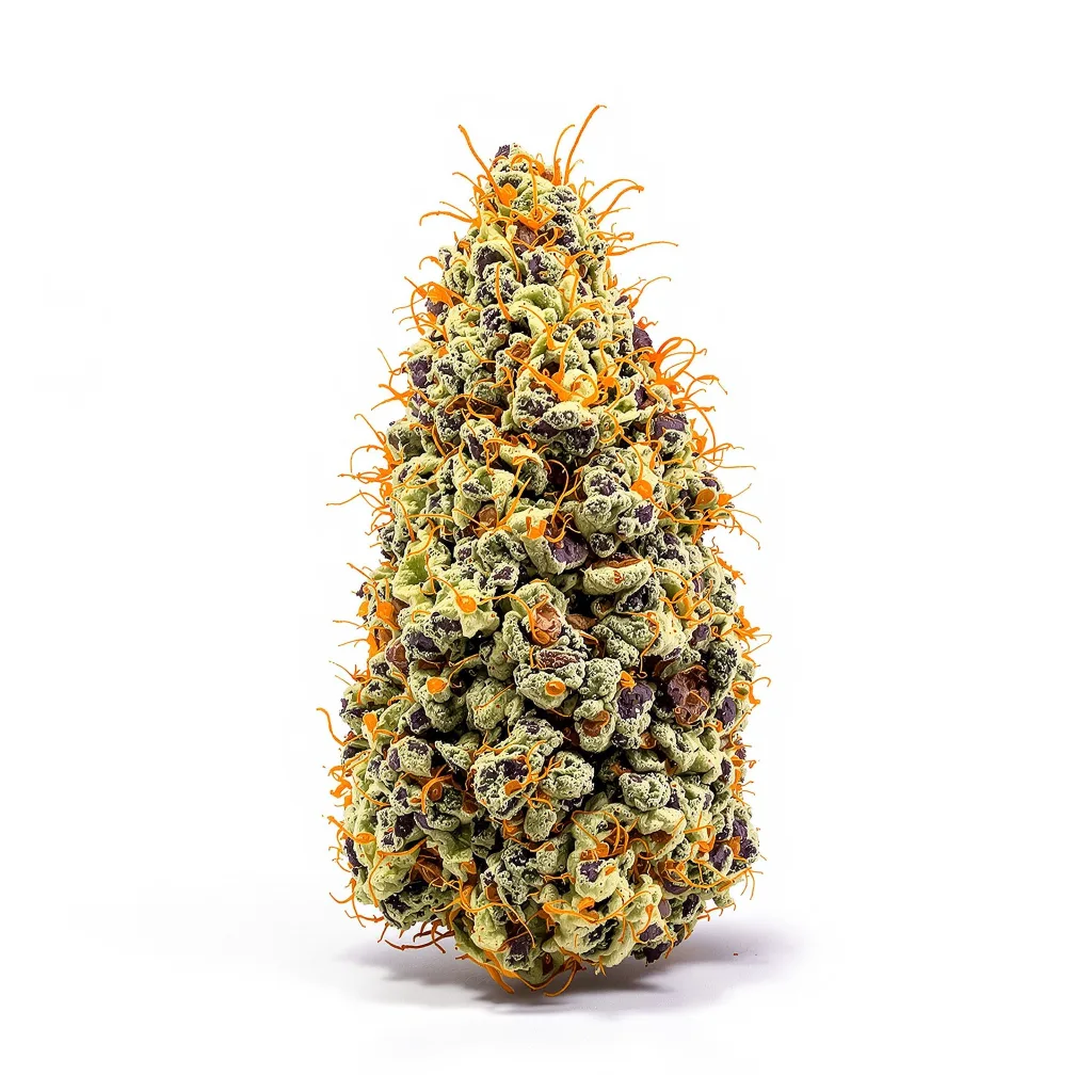 Purple Passion cannabis plant in flowering stage — 90-130 cm feminised