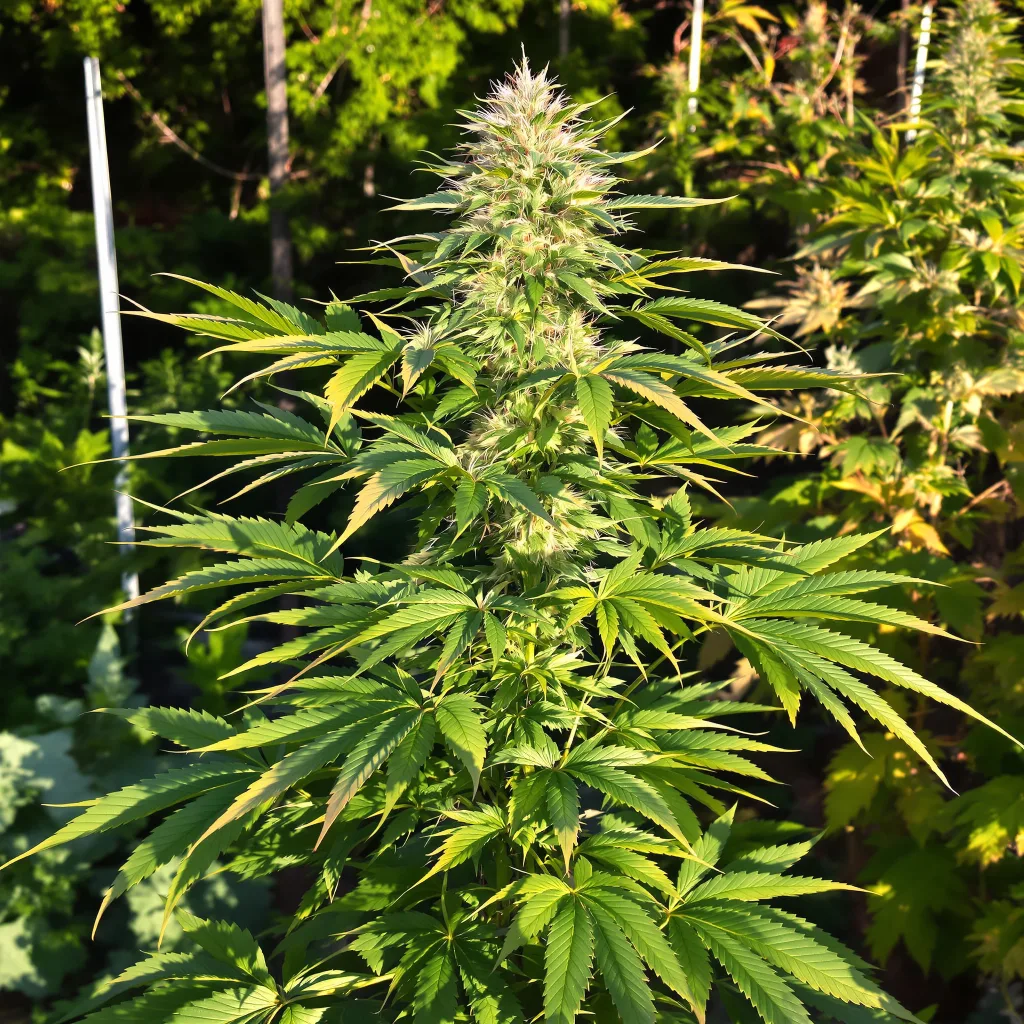 Purple Punch 70% indica / 30% sativa flower with visible trichomes