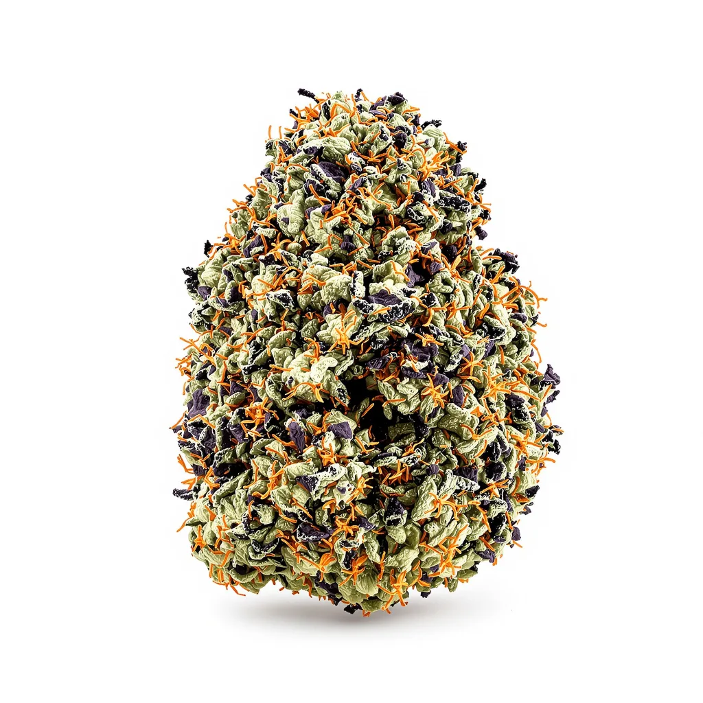 Purple Sage cannabis plant in flowering stage — 60-100 cm autoflower