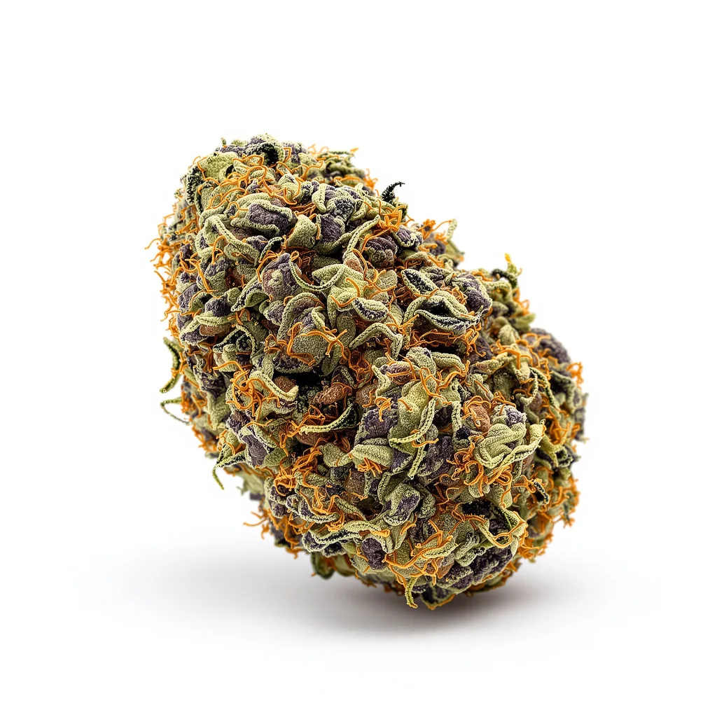 Purple Star cannabis plant in flowering stage — 60-100 cm autoflower
