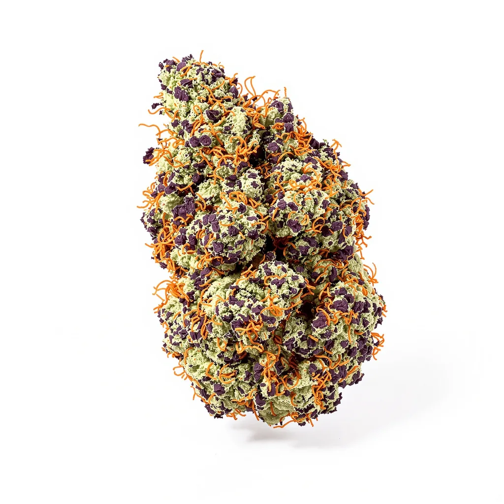 Purple Urkle cannabis plant in flowering stage — 70-100 cm feminised
