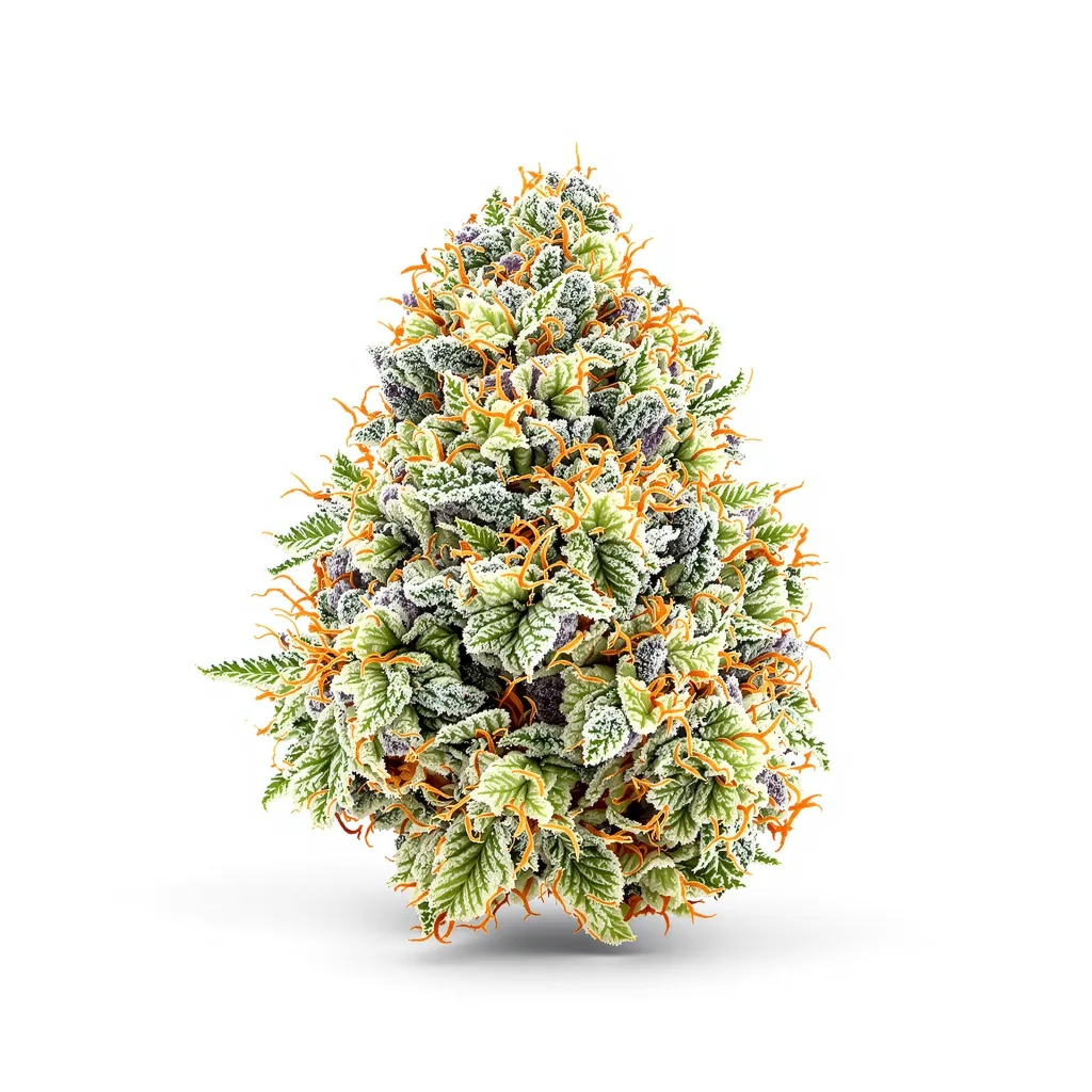 Qrazy Train cannabis plant in flowering stage — 60-100 cm autoflower