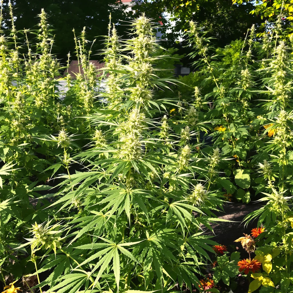 Quantum Kush 25% indica / 75% sativa flower with visible trichomes