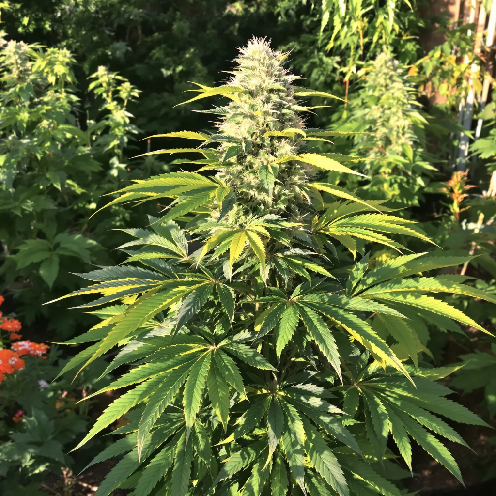 Querkle 80% indica / 50% sativa flower with visible trichomes