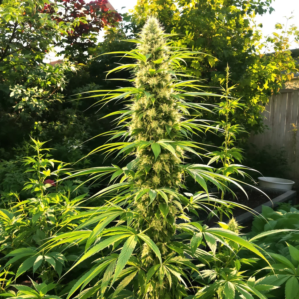 Rainbow 30% indica / 70% sativa flower with visible trichomes