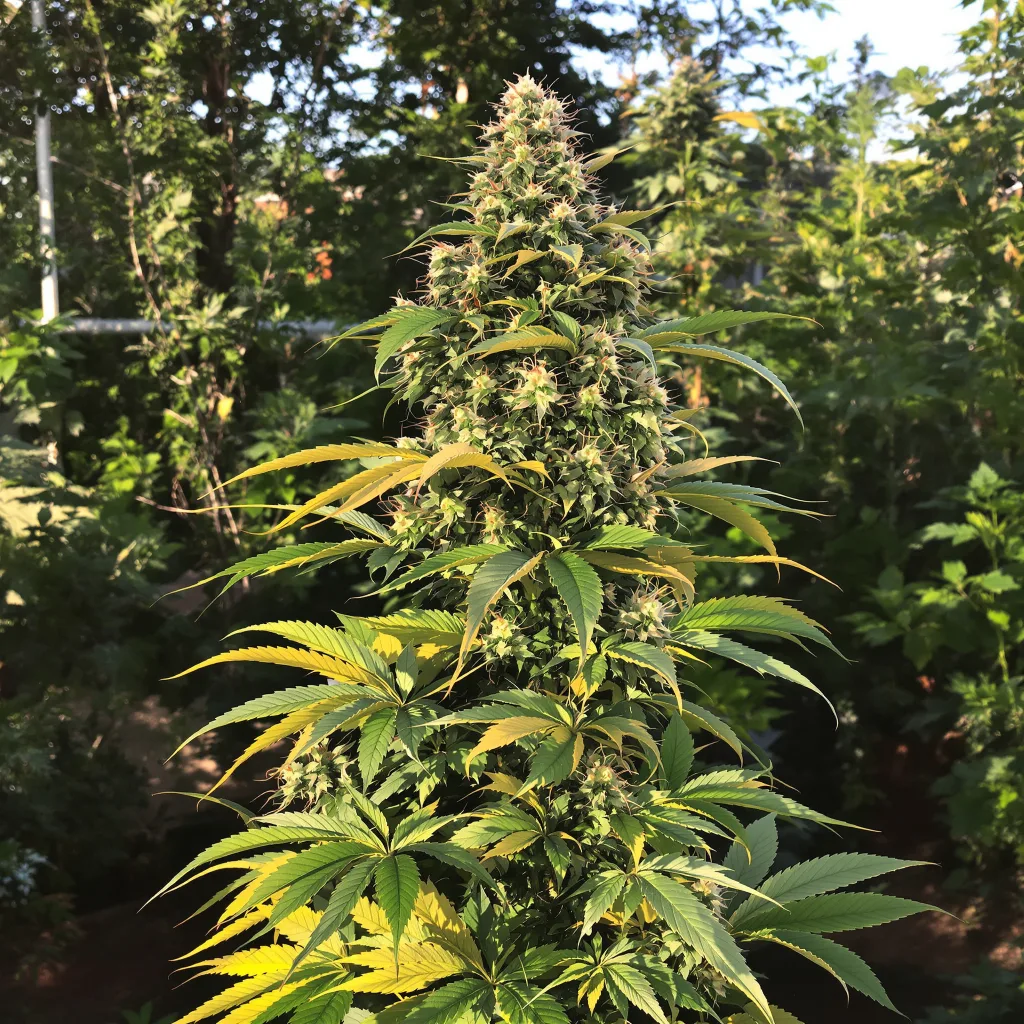 Recon 60% indica / 40% sativa flower with visible trichomes