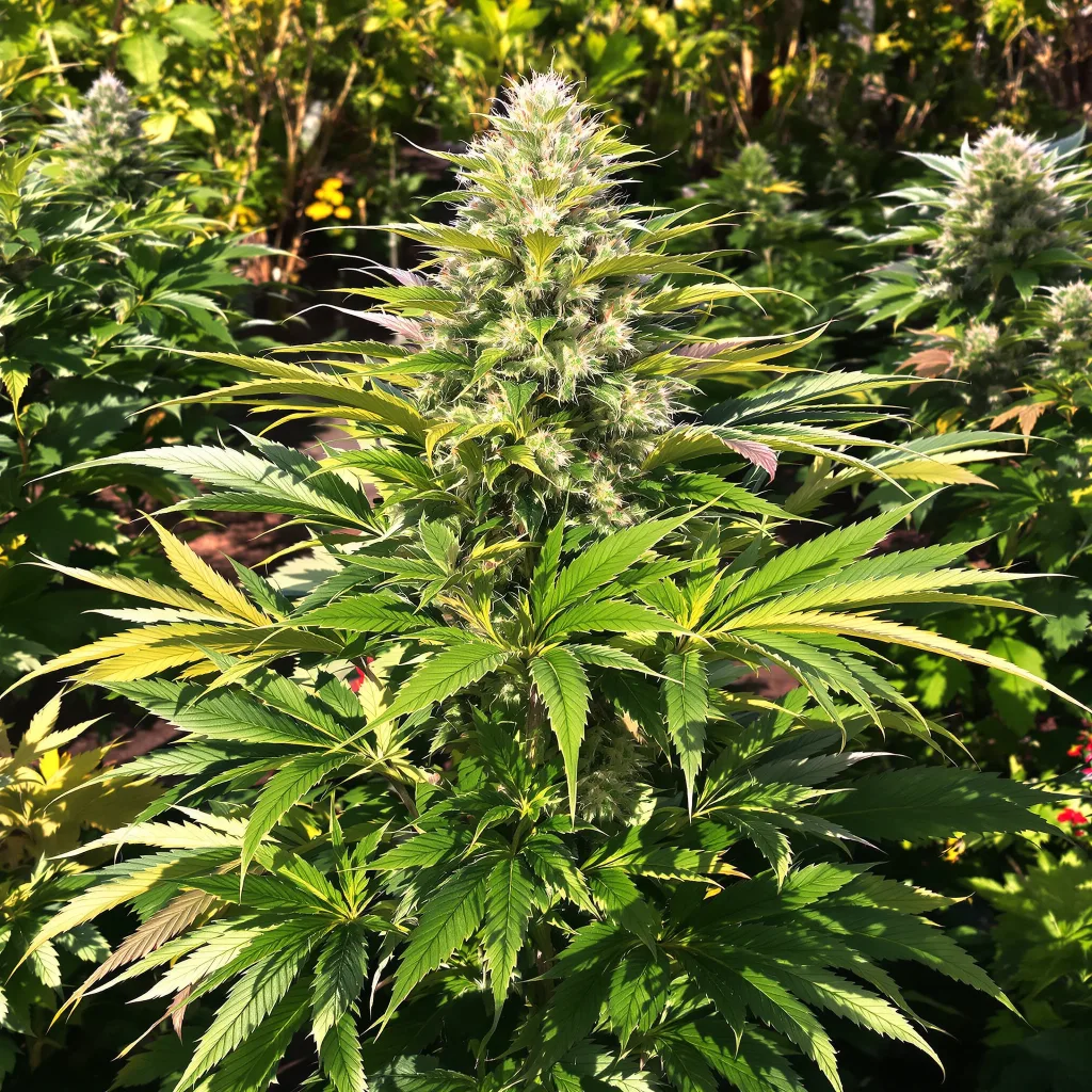 Remedy 68% indica / 32% sativa flower with visible trichomes