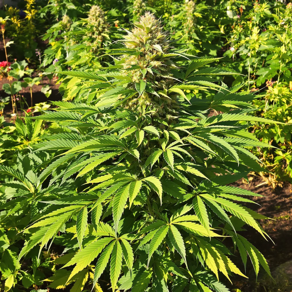 Remo Chemo 88% indica / 12% sativa flower with visible trichomes