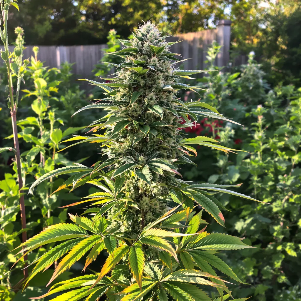 Ripped Bubba 50% indica / 40% sativa flower with visible trichomes