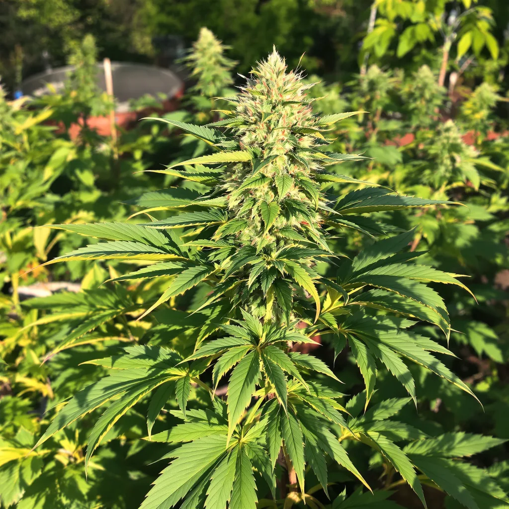 Rob Ford Kush 70% indica / 30% sativa flower with visible trichomes