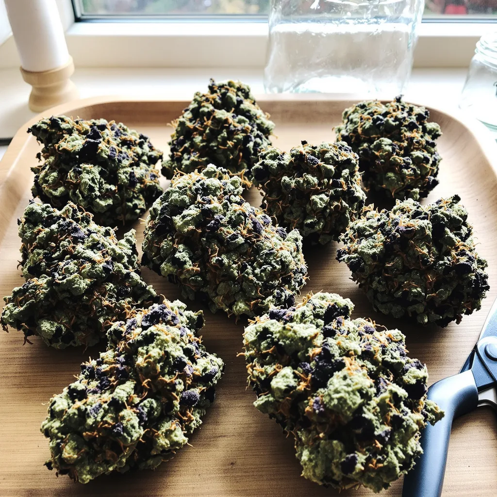 Rose Bud 89% indica / 11% sativa flower with visible trichomes