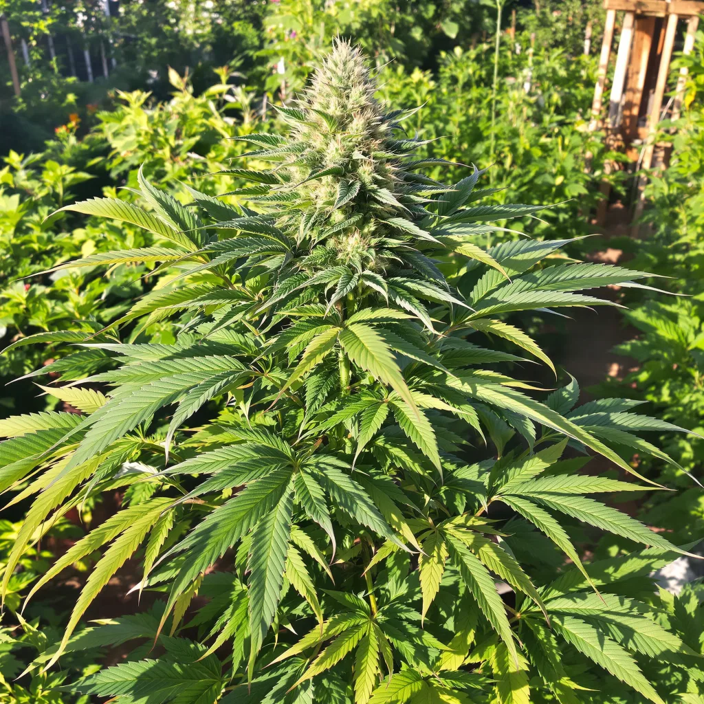 Royal Cheese 70% indica / 30% sativa flower with visible trichomes