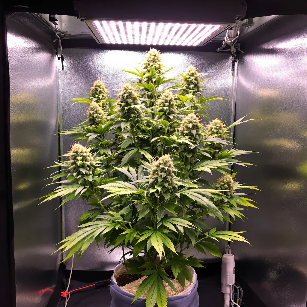 Shipwreck 40% indica / 60% sativa flower with visible trichomes