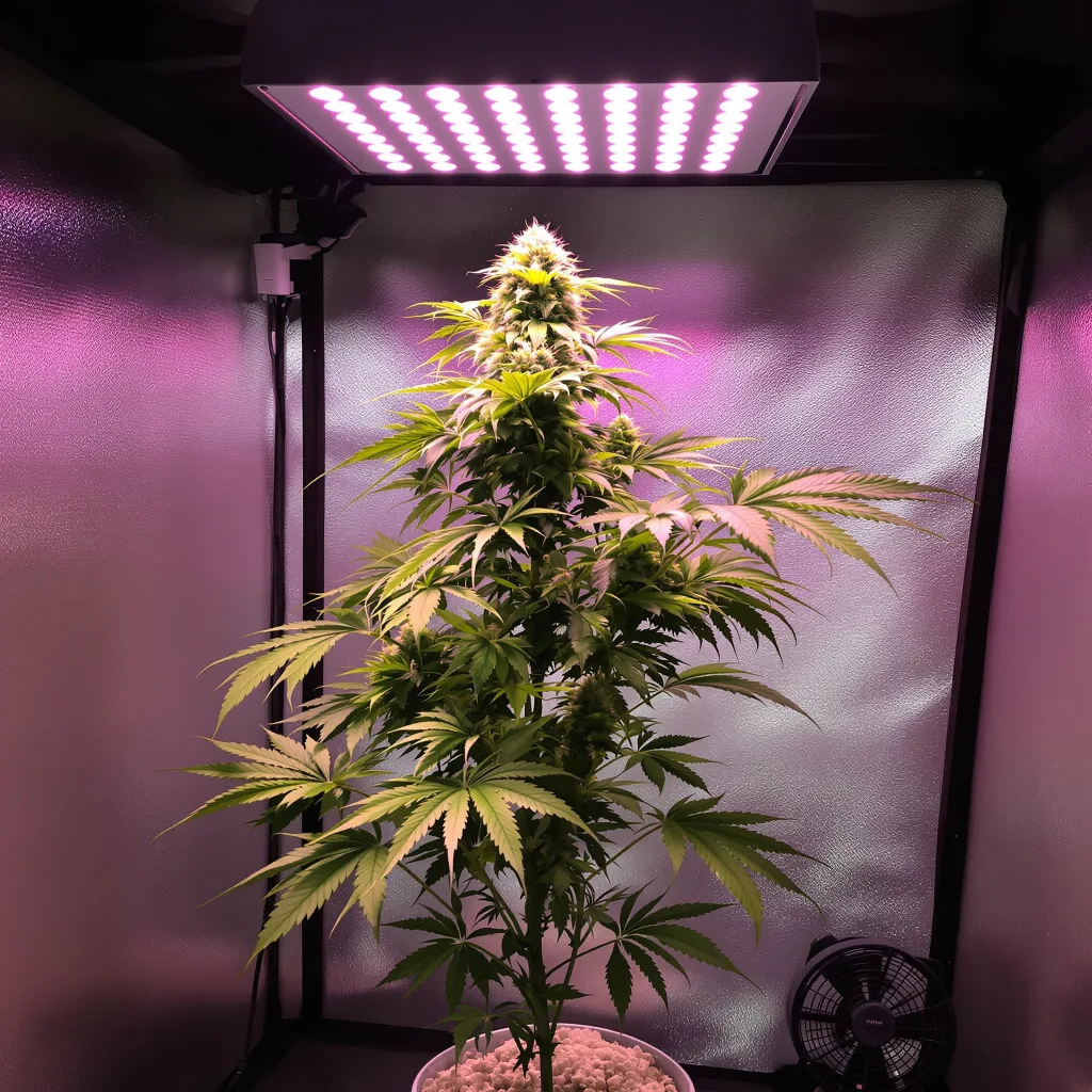 Silver Haze 10% indica / 90% sativa flower with visible trichomes