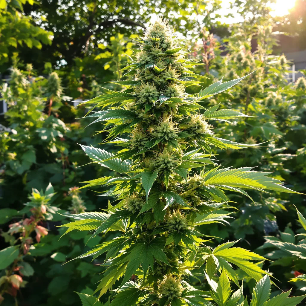 Silverfalls Kush 40% indica / 60% sativa flower with visible trichomes