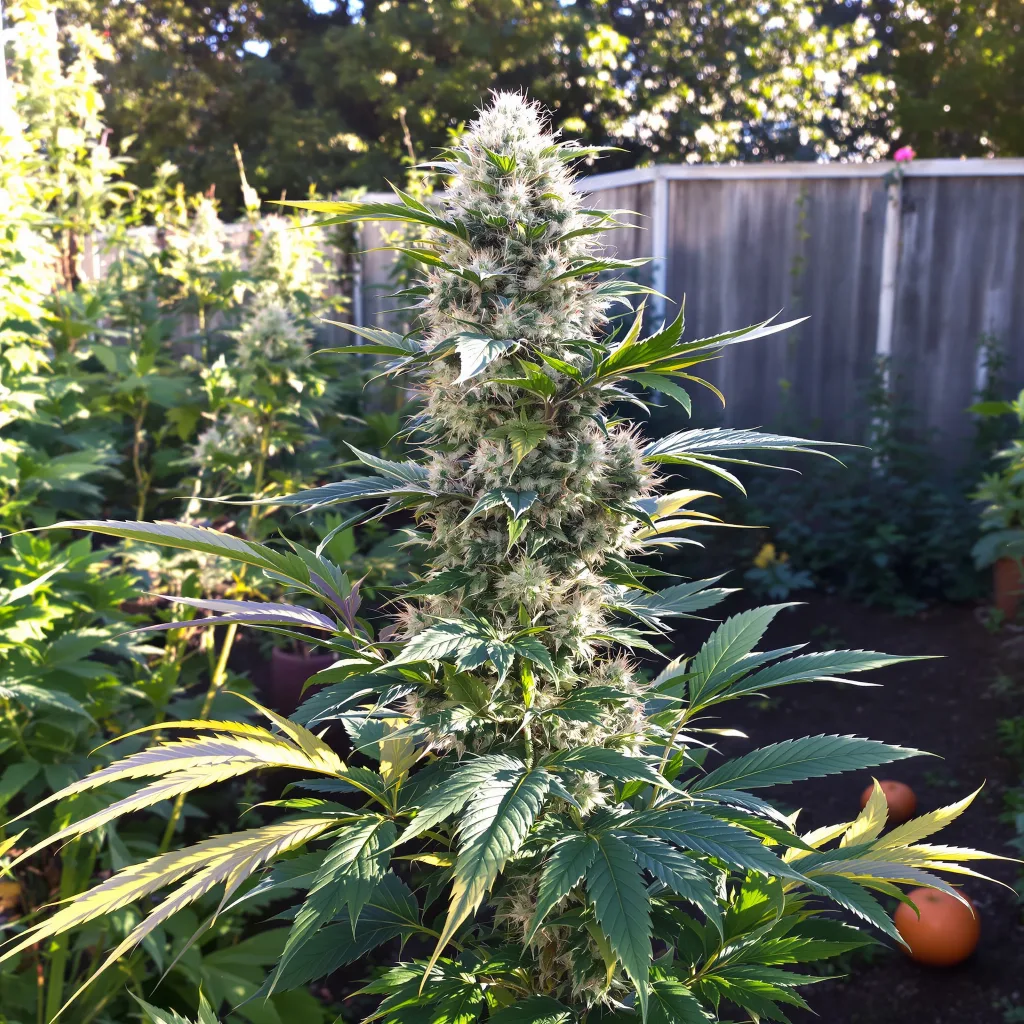 Smelliot 47% indica / 53% sativa flower with visible trichomes