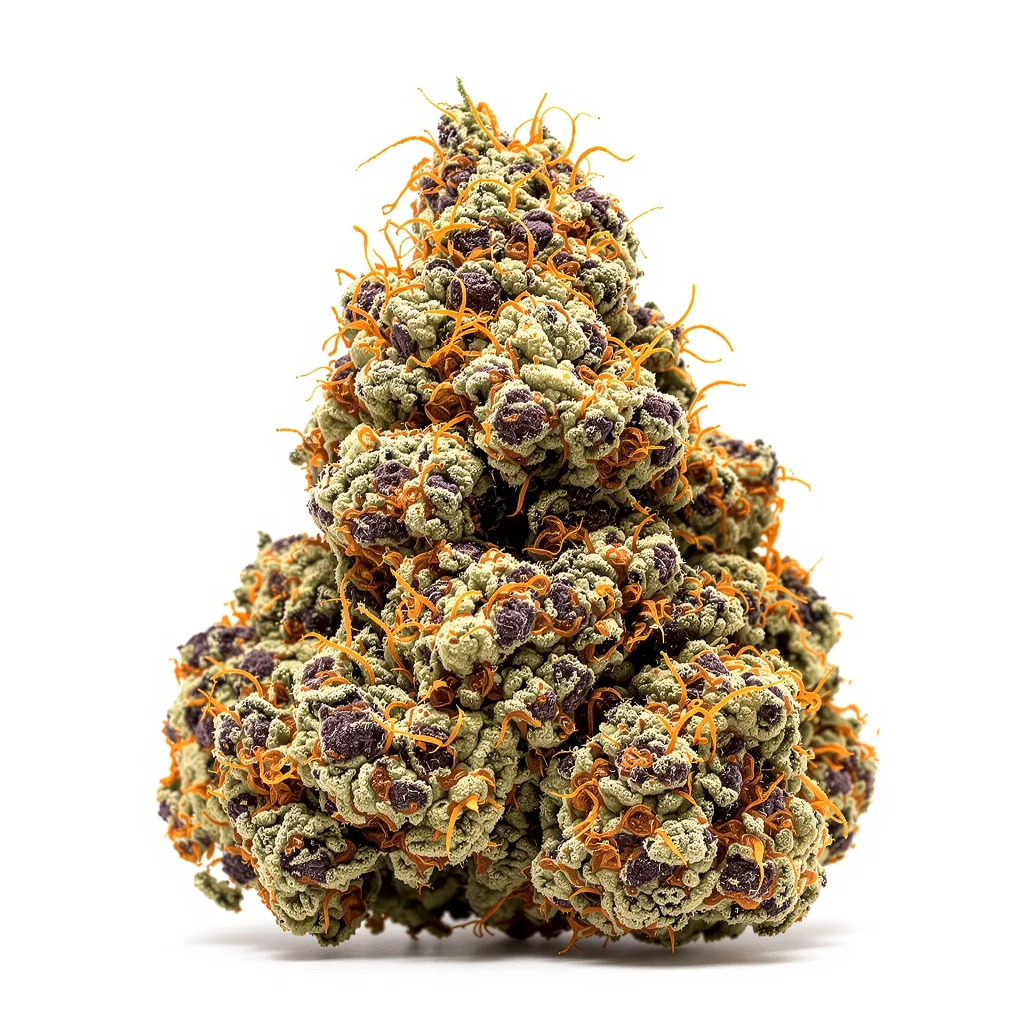 Snow White cannabis plant in flowering stage — 60-100 cm autoflower
