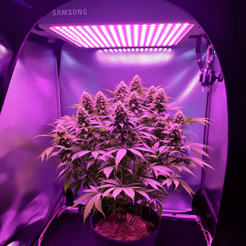 Special Kush #1 88% indica / 12% sativa flower with visible trichomes