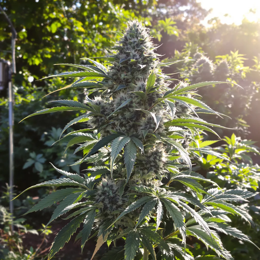 StarBud 76% indica / 24% sativa flower with visible trichomes