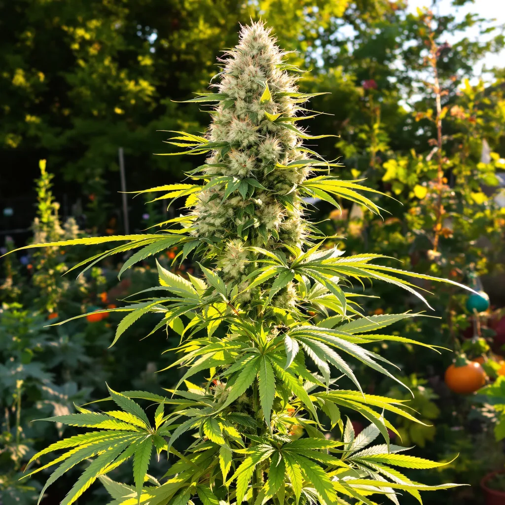 Strawberry Milkshake 48% indica / 52% sativa flower with visible trichomes