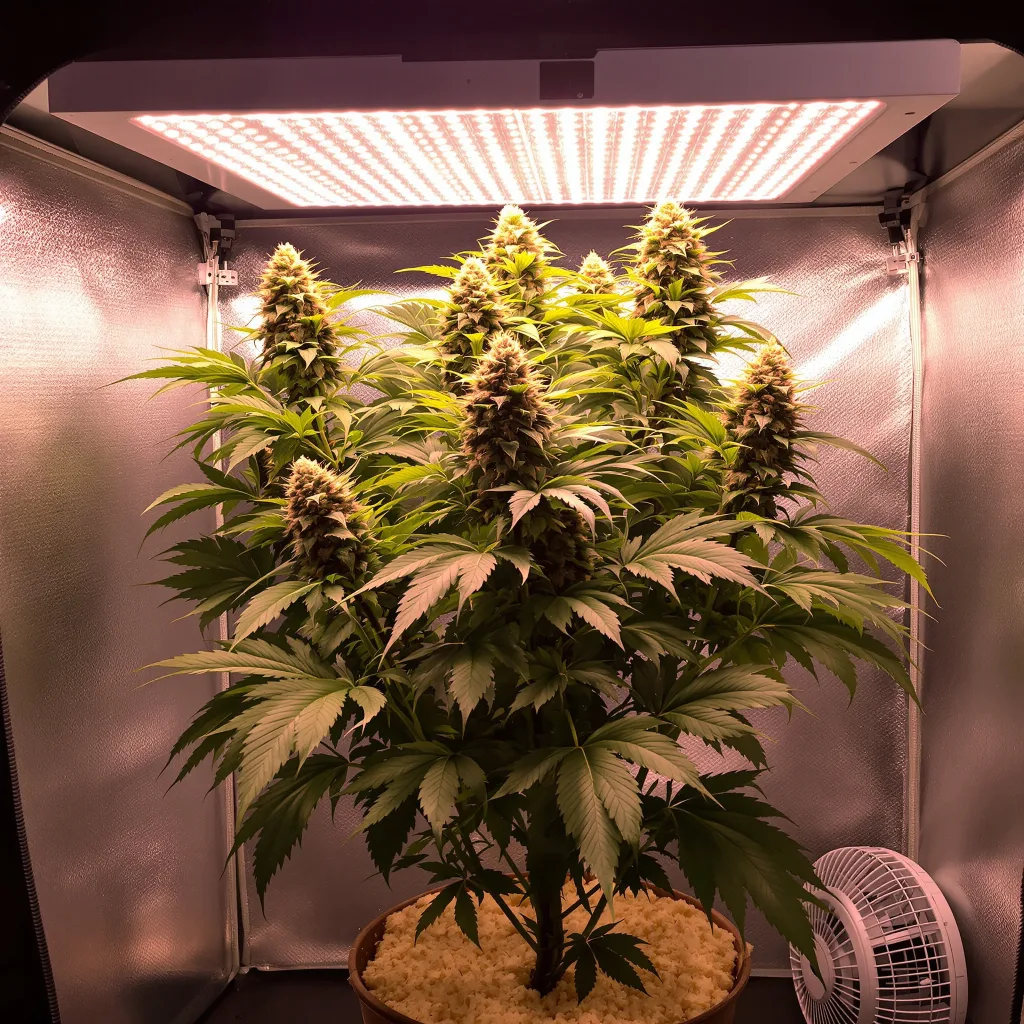 Sugar Black Rose 88% indica / 12% sativa flower with visible trichomes
