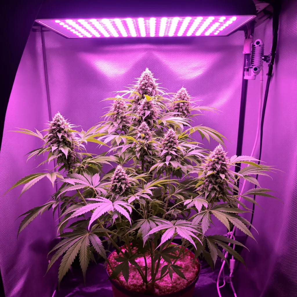 Super Bud 78% indica / 22% sativa flower with visible trichomes