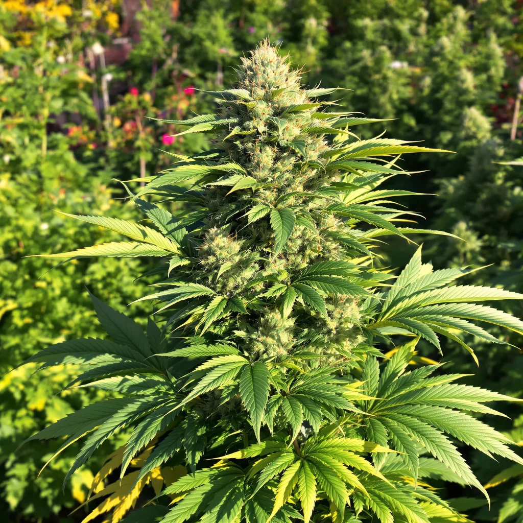 Super Cheese 89% indica / 11% sativa flower with visible trichomes