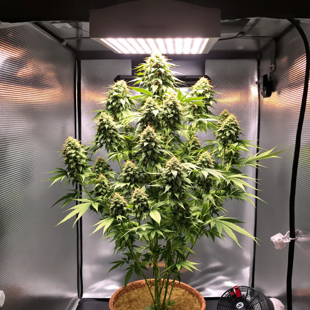 Super Jack 60% indica / 40% sativa flower with visible trichomes