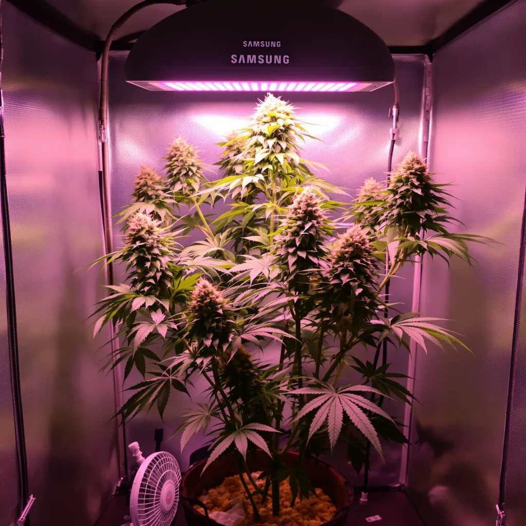 Super Jack 60% indica / 40% sativa flower with visible trichomes