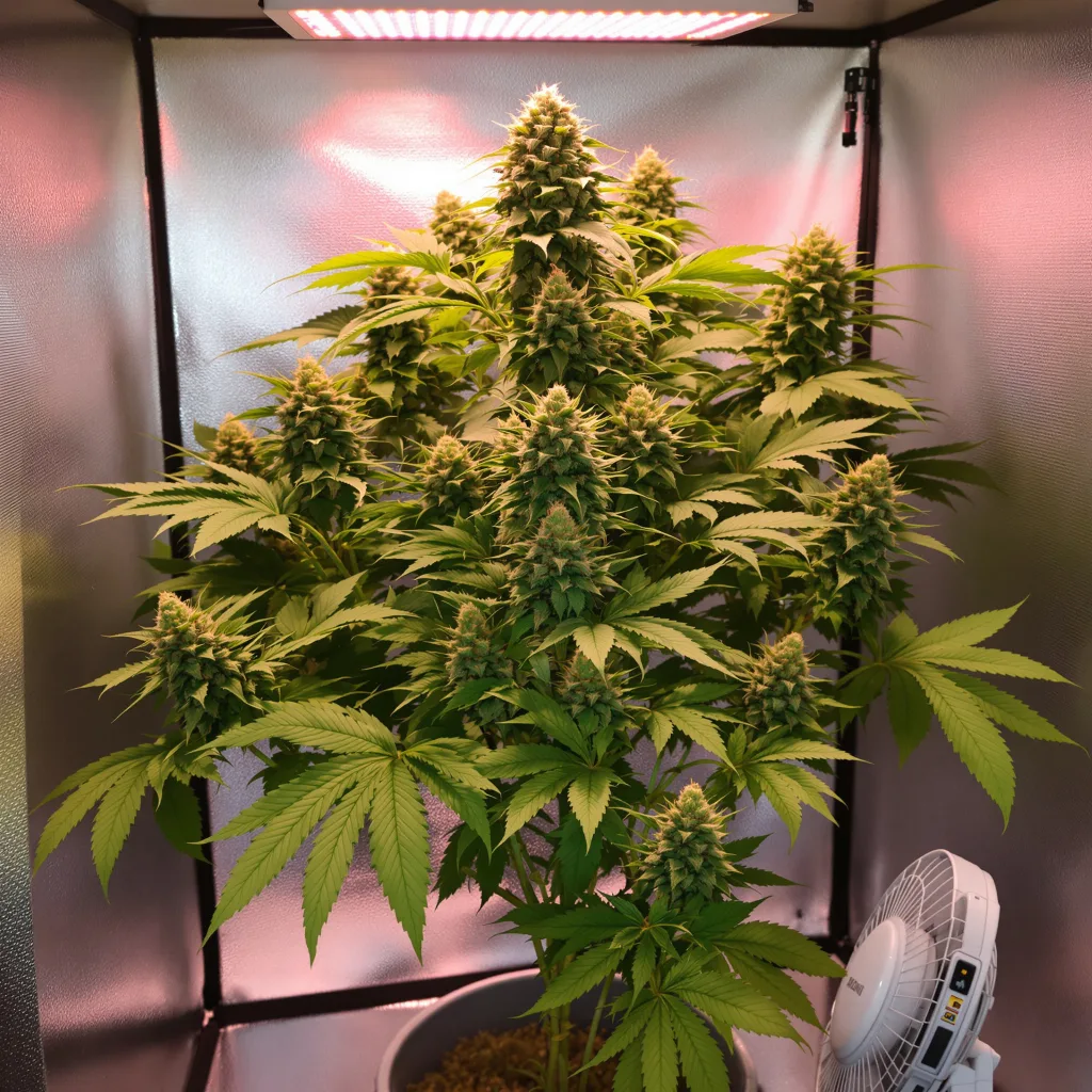 Supergirl 88% indica / 12% sativa flower with visible trichomes