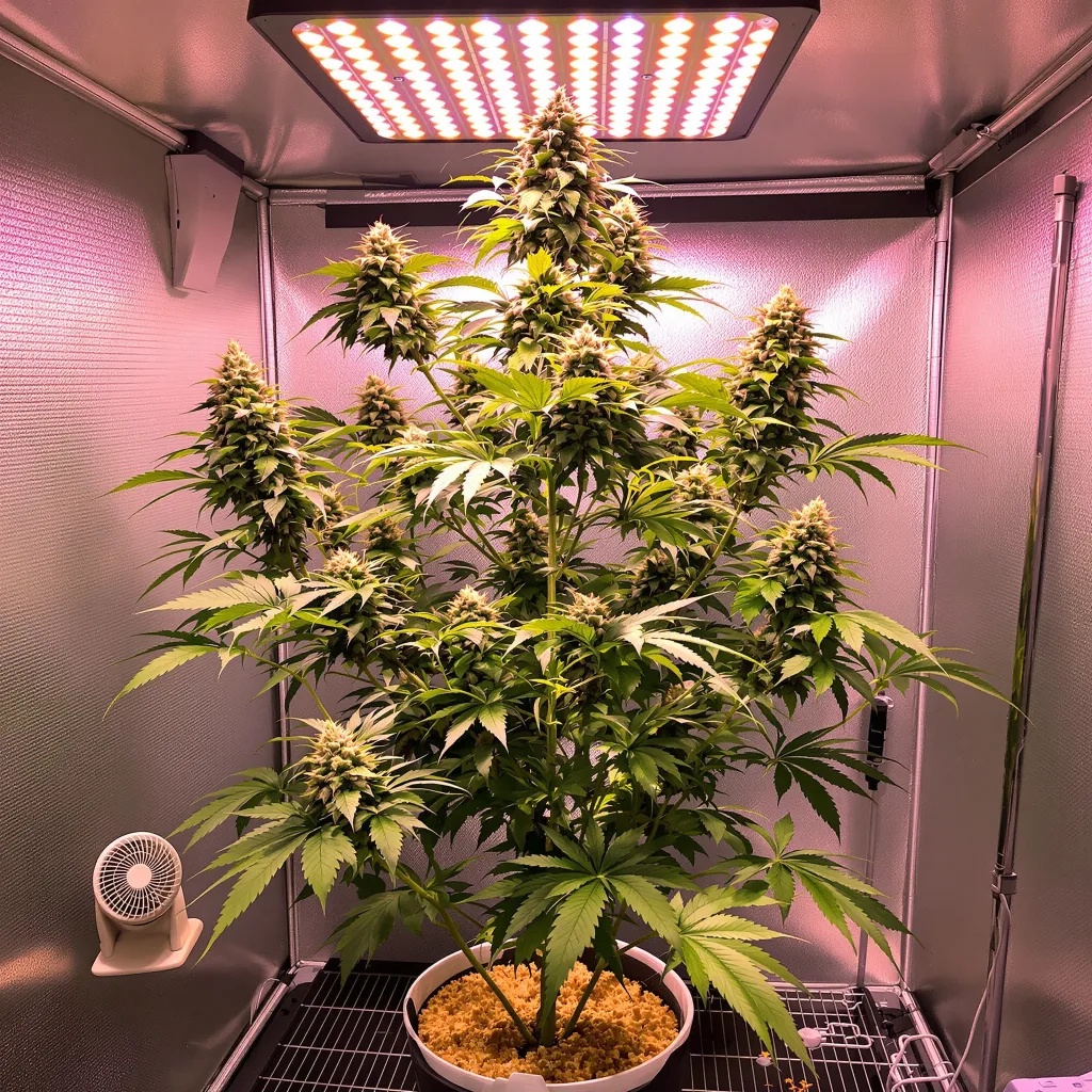 Sweet Berry 38% indica / 62% sativa flower with visible trichomes