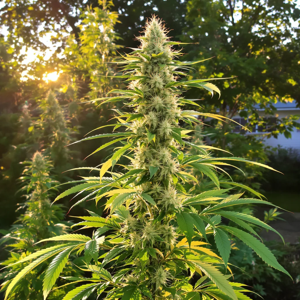 Sweet Berry 38% indica / 62% sativa flower with visible trichomes