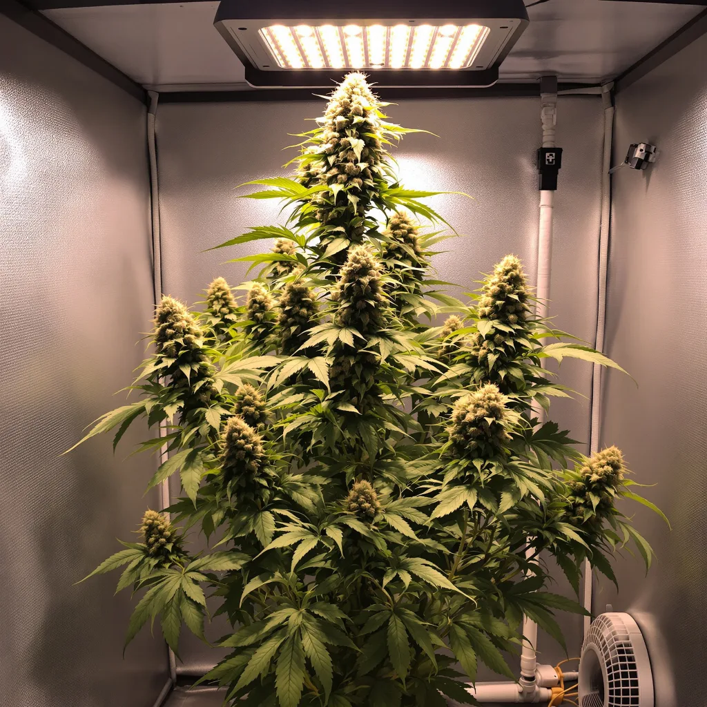 Sweet Berry 38% indica / 62% sativa flower with visible trichomes